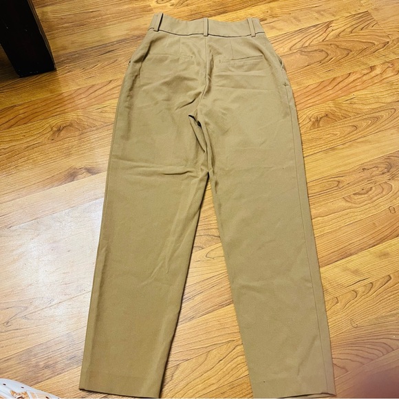 ZARA High Waisted Tailored Trousers – Neutral Beige Chic – Size XS - Picture 3 of 4